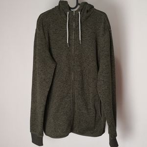 Quiksilver Men sweater casual winter sport hoodie sz M adjustable fleece